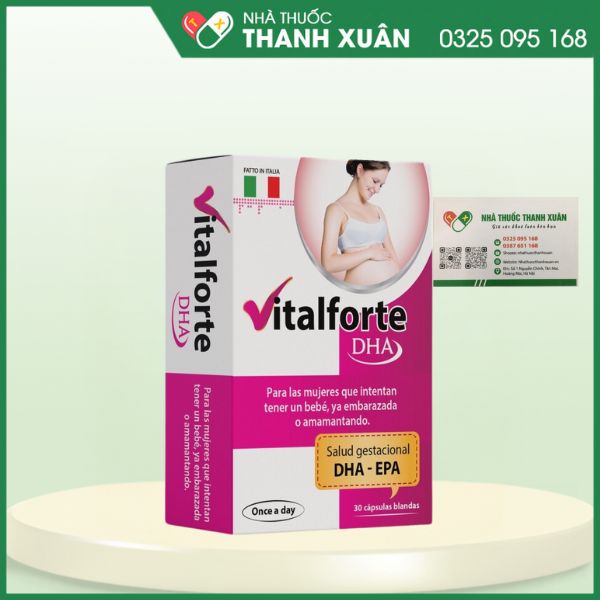 Vital Forte - Viên uống bổ sung DHA, EPA và một số vitamin, khoáng chất cho cơ thể